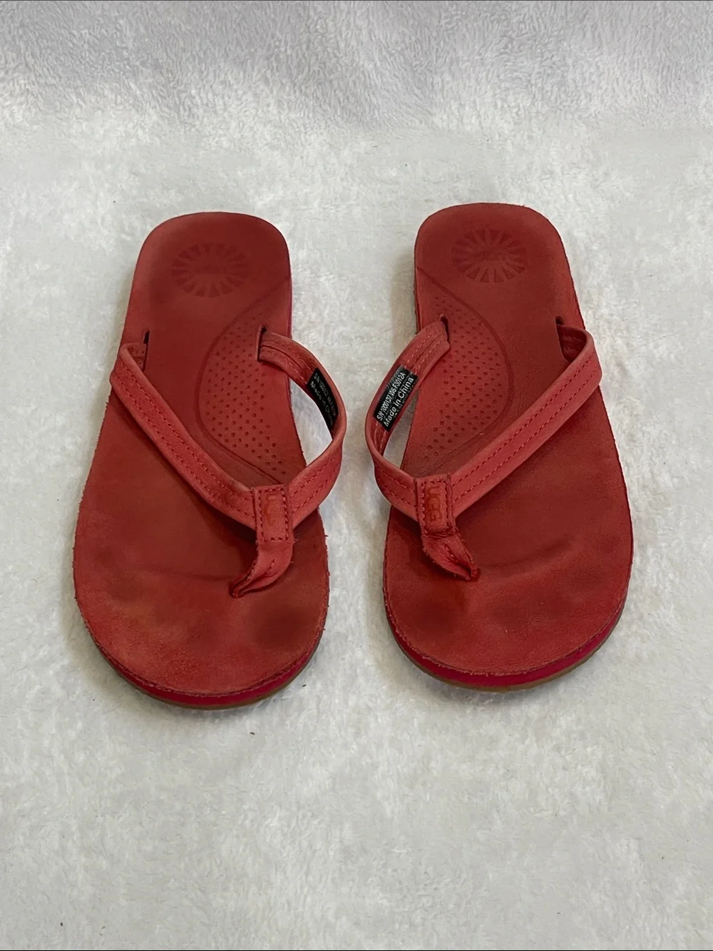 UGG Red Women's Flip Flop Sandals